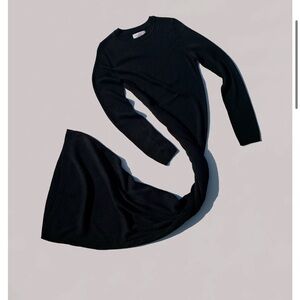 Une Heures L/S Crewneck Dress